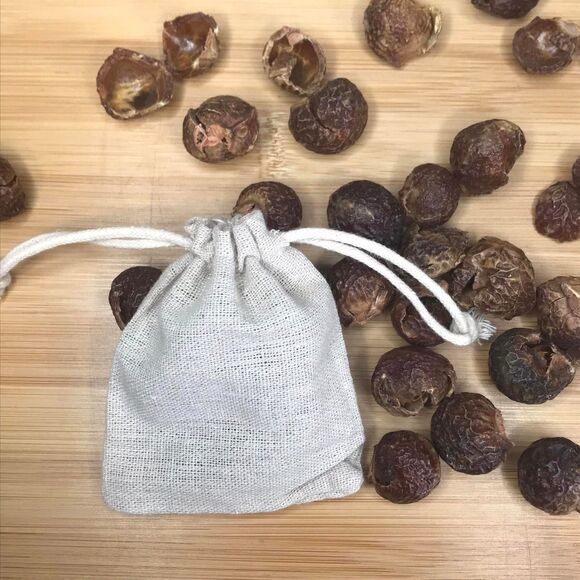 Organic Soap Nut Berry (1lb) & 6 Dryer Ball Combo Chemical Free Sustainable - Picture 5 of 10